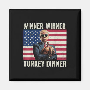 Spaß Funny Trump Gewinner Türkei Abendessen als Magnet