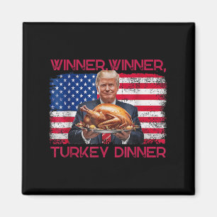 Spaß Funny Trump Gewinner Türkei Abendessen als Magnet