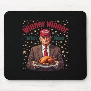 Spaß Funny Trump Gewinner Türkei Abendessen als Mousepad