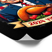 Spaß Funny Trump Gewinner Türkei Abendessen als Poster (Ecke)