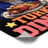 Spaß Funny Trump Gewinner Türkei Abendessen als Poster (Ecke)