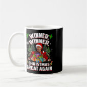 Spaß Funny Trump Gewinner Weihnachts-Gewinner Groß Kaffeetasse (Links)