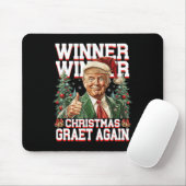 Spaß Funny Trump Gewinner Weihnachts-Gewinner Groß Mousepad (Mit Mouse)