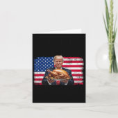 Spaß Funny Trump Gewinner Weihnachtsessen Gewinner Karte (Vorderseite)