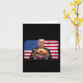 Spaß Funny Trump Gewinner Weihnachtsessen Gewinner Karte (Gelbe Blume)