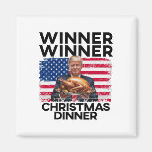 Spaß Funny Trump Gewinner Weihnachtsessen Gewinner Magnet