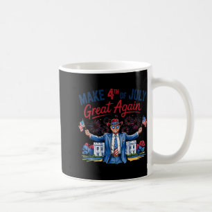 Spaß Funny Trump macht 4. Juli wieder große Männer Kaffeetasse