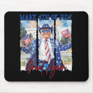 Spaß Funny Trump macht 4. Juli wieder große Männer Mousepad