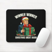 Spaß Funny Xmas Trump Gewinner Weihnachts-Gewinner Mousepad (Mit Mouse)