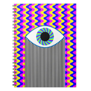 Spaß für alle Augen digitale Kunst mit mehrfarbige Notizblock