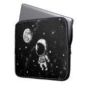 Spaß für Astronauten im Weltraum Laptopschutzhülle (Vorderseite Links)