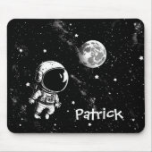 Spaß für Astronauten in der Maus Mousepad (Vorne)