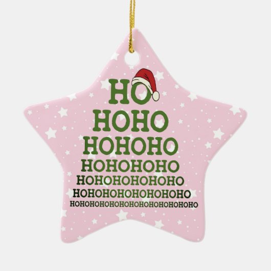 Spaß für benutzerdefinierte Augendiagramme | Perso Keramik Ornament (Vorne)