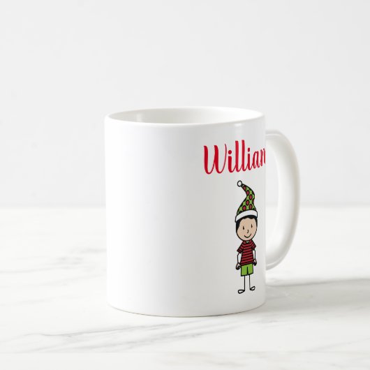 Spaß für den Charakter personalisierter Name Kaffeetasse (VorderseiteRechts)