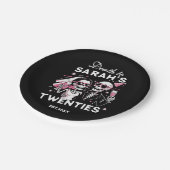 Spaß für den eigenen Tod zu Ihrer zwanzigjährigen Pappteller (Schrägansicht)