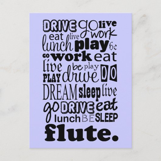 Spaß für den Flutspieler Postkarte (Vorderseite)