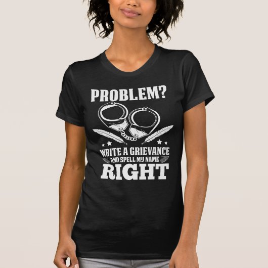 Spaß für den unruhigen Korrektor Grievance T-Shirt (Vorderseite)