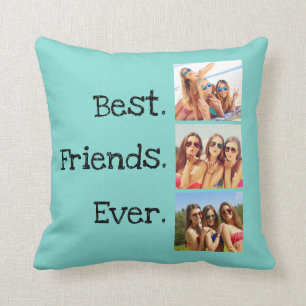 Spaß für die besten Freunde je Zitat 3 Foto Coll Kissen