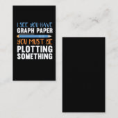 Spaß für die Geometrie von Funny Mah Lehrer Visitenkarte (Vorne/Hinten)