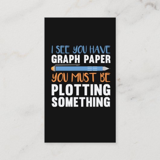 Spaß für die Geometrie von Funny Mah Lehrer Visitenkarte (Vorderseite)