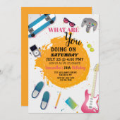 Spaß für die junge Einladung (Vorne/Hinten)