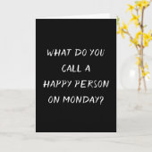 Spaß für die Ruhestandsregelung in schwarz Karte (Gelbe Blume)