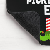 Spaß für die Weihnachtslieder Pickleball-Elf-Famil Mousepad (Ecke)