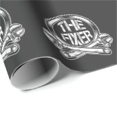 Spaß für Funny Plumber Fix Geschenkpapier (Rolleneckpunkt)