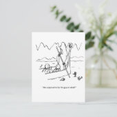 Spaß für Geschäftsreisen Postkarte "Zentren" (Stehend Vorderseite)