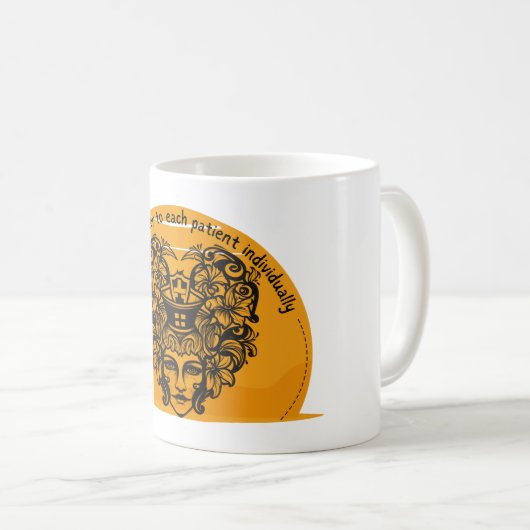 Spaß für jeden Patienten einzeln Kaffeetasse (VorderseiteRechts)