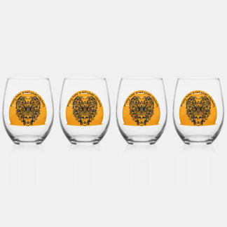 Spaß für jeden Patienten einzeln Weinglas Ohne Stiel