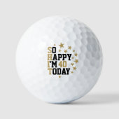 Spaß für jedes Alter Geburtstag Golfball (Vorderseite)