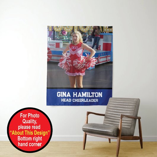 Spaß für jedes Foto Wandteppich