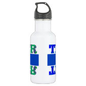 Spaß für Karierte Lehrer Trinkflasche (Rückseite)