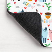 Spaß für Katzen und Mäuse mit Herz Mousepad (Ecke)
