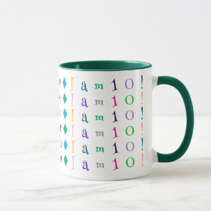 Spaß für Kinder, farbenfrohe individuelle 16 Monog Tasse