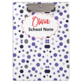 Spaß für Kinder oder Lehrer zurück zur Schulversor Klemmbrett (Vorderseite)