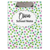 Spaß für Kinder oder Lehrer zurück zur Schulversor Klemmbrett (Vorderseite)