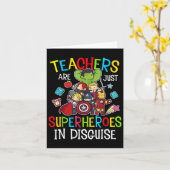 Spaß für Lehrer sind Superhelden-Geschenke Karte (Gelbe Blume)