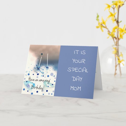 SPASS FÜR **MAMA*** VON IHREM SOHN ODER VON IHRER KARTE (Gelbe Blume)