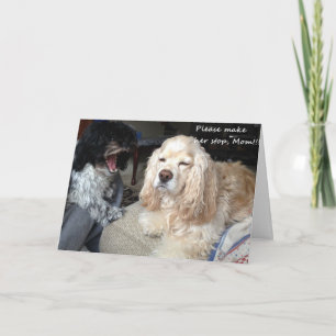 Spaß FÜR ***MEINE MAMA*** AM GEBURTSTAG Karte