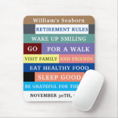 Spaß für personalisierte, sonnige Rentenvorschrift Mousepad (Mit Mouse)