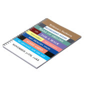 Spaß für personalisierte, sonnige Rentenvorschrift Notizblock (Linke Seite)