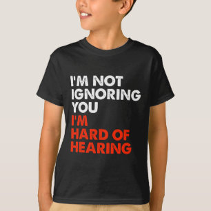 Spaß für Schwerhörige ASL-Gebärdensprache Gehörlos T-Shirt