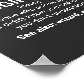 Spaß für Strukturingenieurdefinitionen Poster (Ecke)