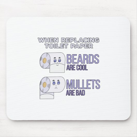 Spaß für Toilettenpapier ersetzen Mousepad (Vorne)