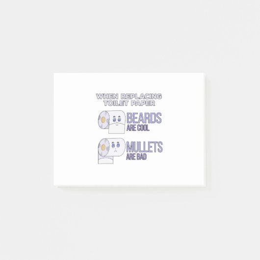 Spaß für Toilettenpapier ersetzen Post-it Klebezettel (Vorderseite)