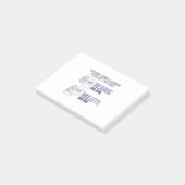 Spaß für Toilettenpapier ersetzen Post-it Klebezettel (angewinkelt)