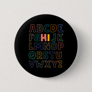Spaß für Vorschule Kindergarten Hi Alphabet Zurück Button