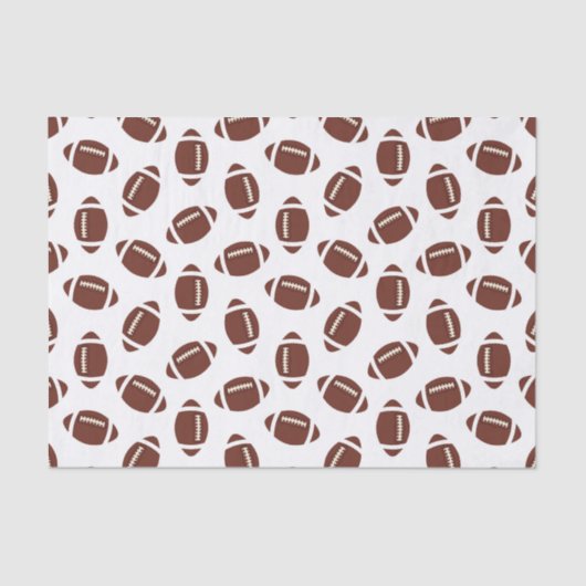 Spaß Fußball Sportmuster Party Gewebe Seidenpapier (Vorderseite)